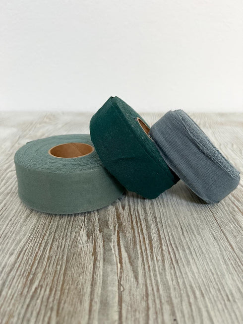Green Knit Jersey Bias Tape Bundle Pack of 2 Binding Tape Bias Trim Knit Bias Tape 34 yards BST00352